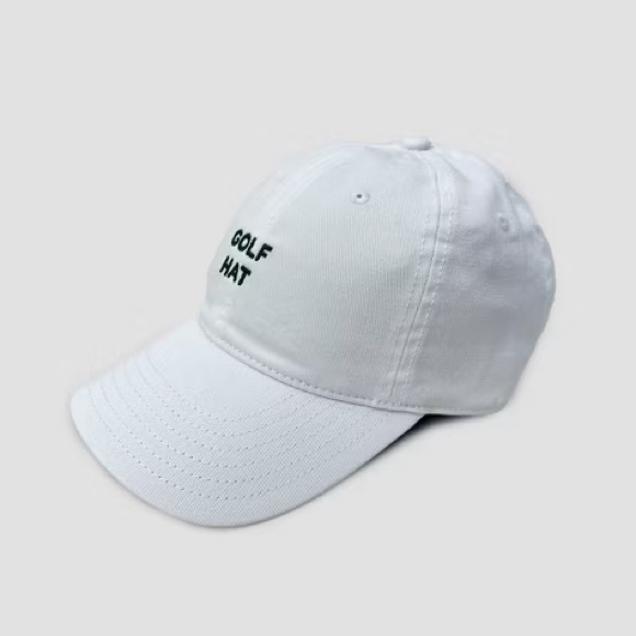 MIGHTY FINE White Literal Golf Hat Dad Cap - Picture 6 of 8